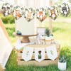 FYSUIMU Baby Shower Banner Forest Animal Eucalyptus Hanging Bunting Garland