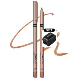 THESAEM Cover Perfection Lip Pencil - Slim, Easy-Blend & Overlip Makeup, Creamy Matte Lip Liner, Long-Lasting with Built-In Sharpener (05 Toffy)