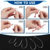 Barbless Fishing Hooks, 300pcs Carp Fishing Hooks Trout Hooks Circle