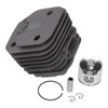 48mm Cylinder Piston Kit Cylinder Piston Circlip Set Garden Chainsaw