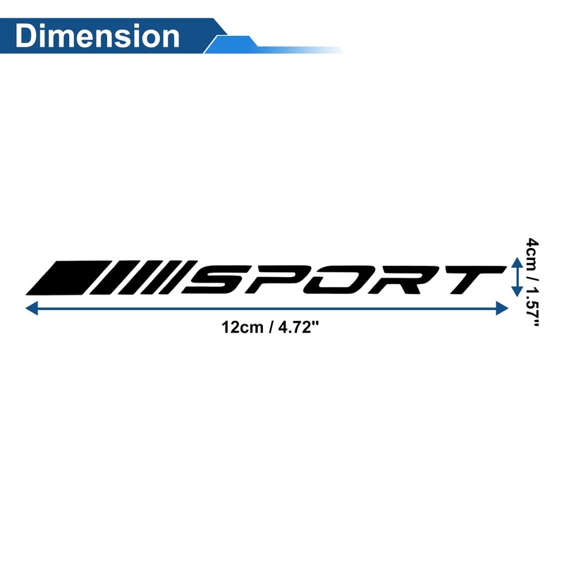 TUCKBOLD 4 Pcs Square Wheel Rim Decal Stripe Reflective Wheel