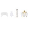 JWICK Ice White Linear Switches, JWK Keyswitch 45g 5 Pins