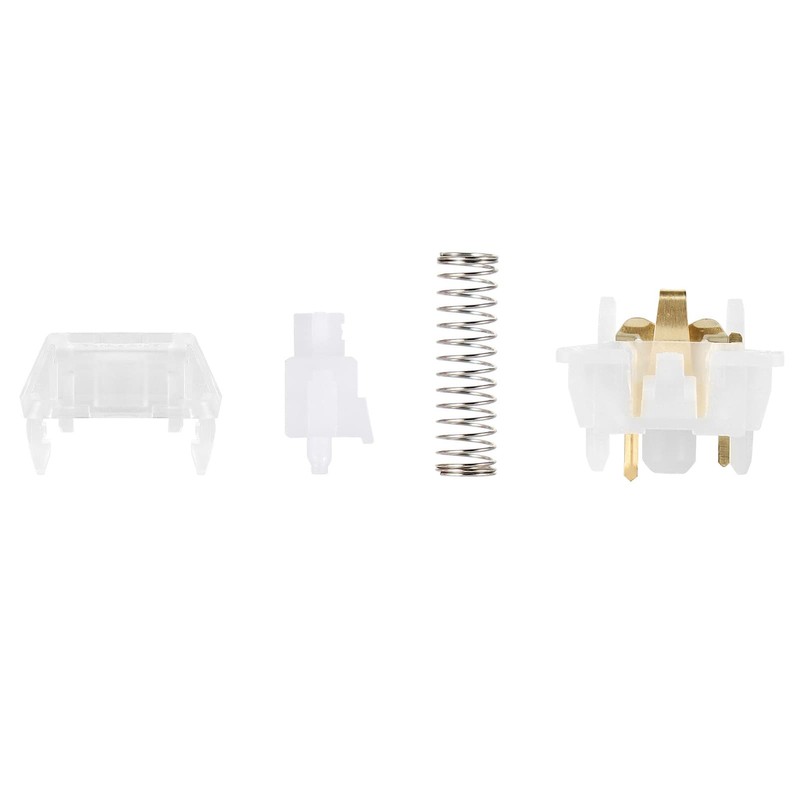 JWICK Ice White Linear Switches, JWK Keyswitch 45g 5 Pins