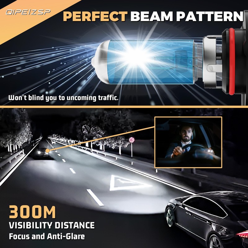 QIPEIZSP Headlights Fit For Can Am Defender 2016 2017 2018