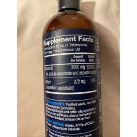 VThrive 2X LARGER VThrive Liquid Liposomal Vitamin C 15 fl oz Exp 09/25