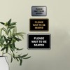 Signs ByLITA Classic Framed Please Wait to Be Seated Sign
