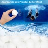 MIKAILE 800g Pool Filter Balls, Eco-Friendly Filter Media for Swimming