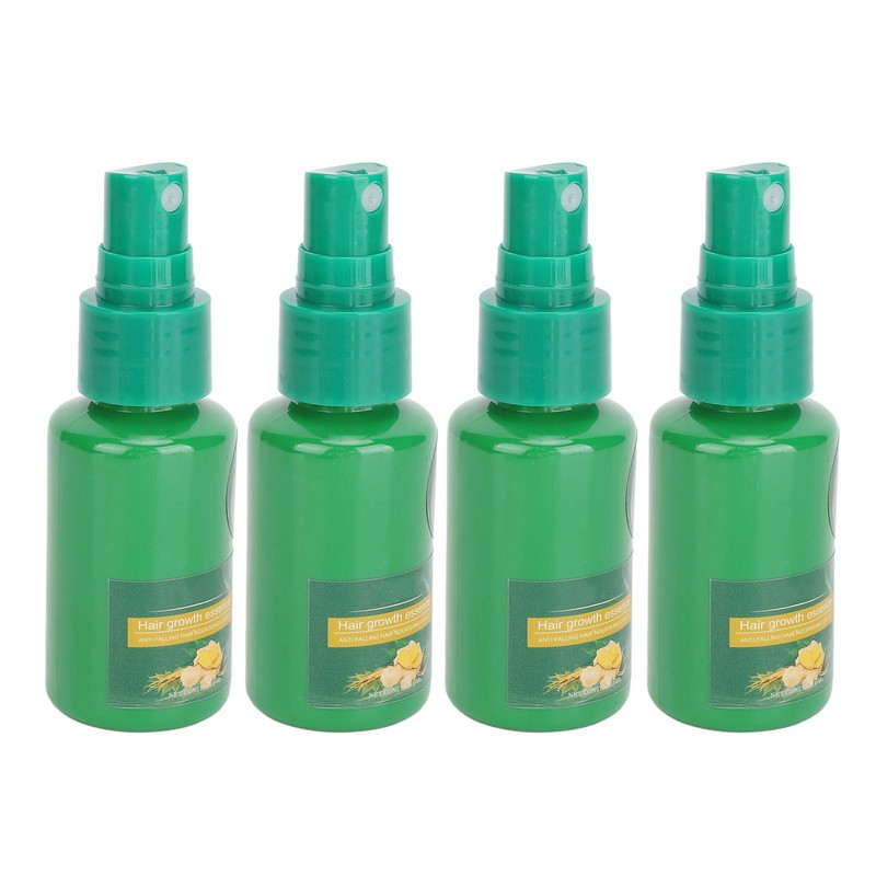 30ml 4PCS Ginger Hair Growth Spray Nutritious Moisturizing Hair Root