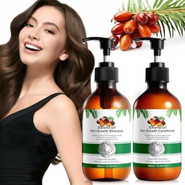 Champú y acondicionador para el crecimiento del cabello con aceite de Batana Champú contra la caída del cabello para cabello fino para mujeres y hombr