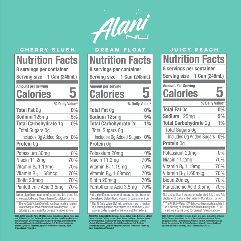 Alani Nu Mini Energy Variety Pack 8.4 fl. oz., 24
