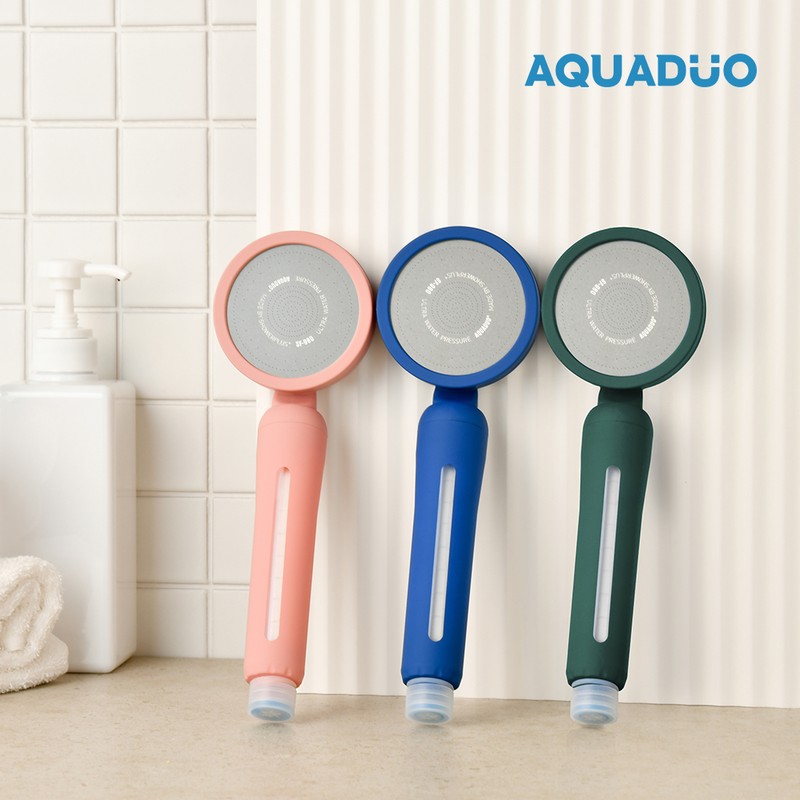 Aqua Duo Blossom Bathroom Design Filter Shower 1 Year Set