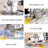 Luoqun88 Can Opener, 3 in 1 Stainless Steel Tin Openers,