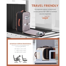 LOVEVOOK Travel Backpack for Women,40L Carry On Backpack for Airplanes,17.3 Inch Laptop Personal Item Travel Bag