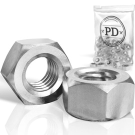 PD® Nuts M14 (DIN 934 / ISO 4032) | High Quality A4 V4A Stainless Steel Hex Nuts | Hex Nut Stainless Steel Nut for Screws, Threaded Bolts & Threaded Rods | Pack of 12