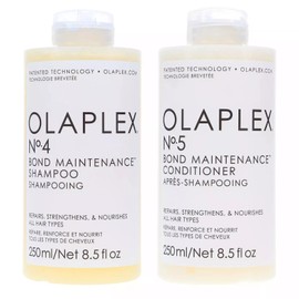 OLAPLEX NO.4 BOND MAINTENANCE SHAMPOO 8.5 OZ & NO.5 CONDITIONER 8.5 OZ ~ NEW