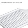 Westmark Hand Grater, Sharp Ceramic Teeth, for Various Applications, Ceramic,