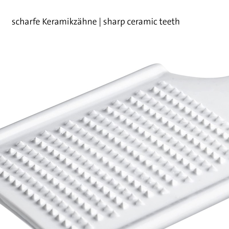 Westmark Hand Grater, Sharp Ceramic Teeth, for Various Applications, Ceramic,