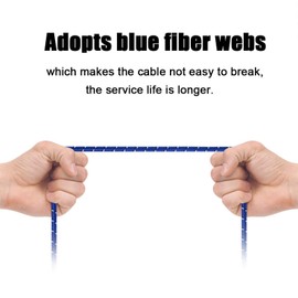 Cable de Guitarra Cable de Audio de 6,35 mm Mono Jack 1/4 "Cable TS para Guitarra, Guitarra eléctrica, Ukelele(1 Meter)