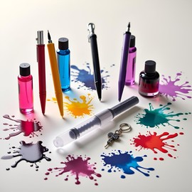 Universal Fountain Pen Ink Converter Standard Push Piston Fill InkAbsorber and Deft Writing and Correction Supplies Pens and Refills