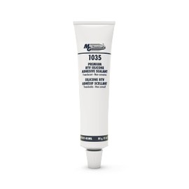 MG Chemicals 1035-80ML Non Corrosive Translucent 1-Part RTV Silicone Adhesive Sealant, 85 ml Tube