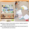 JGMZTZT Kids Book Shelf, Natural Wood Large Size 4 Tier