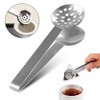 Tea Bag Tongs, 2Pcs Handy Tea Bag Squeezer Stainless Steel