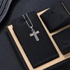 JBAERD Lighthouse Necklace 925 Sterling Silver Lighthouse Cross Pendant Necklace
