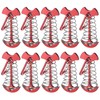 TIXIPEM Fishbone Deck Anchor Pegs with Buckles [10PCS] - Aluminium