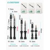 CHEPARK TIL-60-60 Tubeless Valve, Presta Valve, 2.4 inches (60 mm),