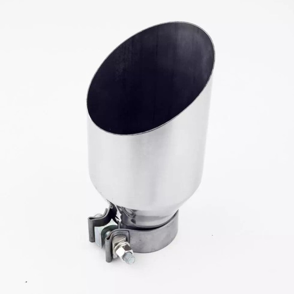 TRI-HYBERS 4 1/2 inch Angle Cut Clamp-on 2 1/2 Inlet