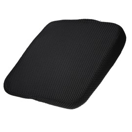 HARFINGTON Seat Cushion 2.36" Thick Comfort Memory Foam Office Chair Cushion with Non Slip Bottom for Car Seat Driver, Black