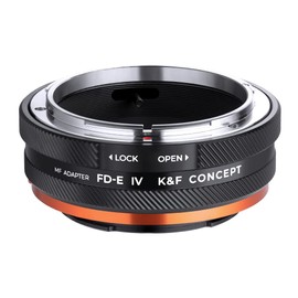 K&F Concept Lens Mount Adapter FD-NEX IV Manual Focus Compatible with Canon FD & FL 35mm Lens and Sony E Mount Camera Body