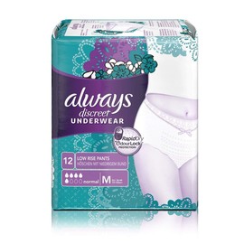 Always Discreet Medium Incontinence Pants - Pack of 12