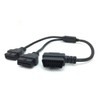 Crossfield L Type Connector OBDII 2 Splitter Cable Splitter Power