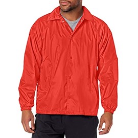 Augusta Sportswear Men's Nylon Coach's Jacket/Lined, Red, XX-Large