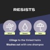 Polvo De Fibra Capilar Marrón Cubre Raíz De Cabello Calvicie