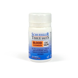 Schuessler Tissue Salts 125 Tablets - Calc Sulph - No 3 - Blood Cleanser