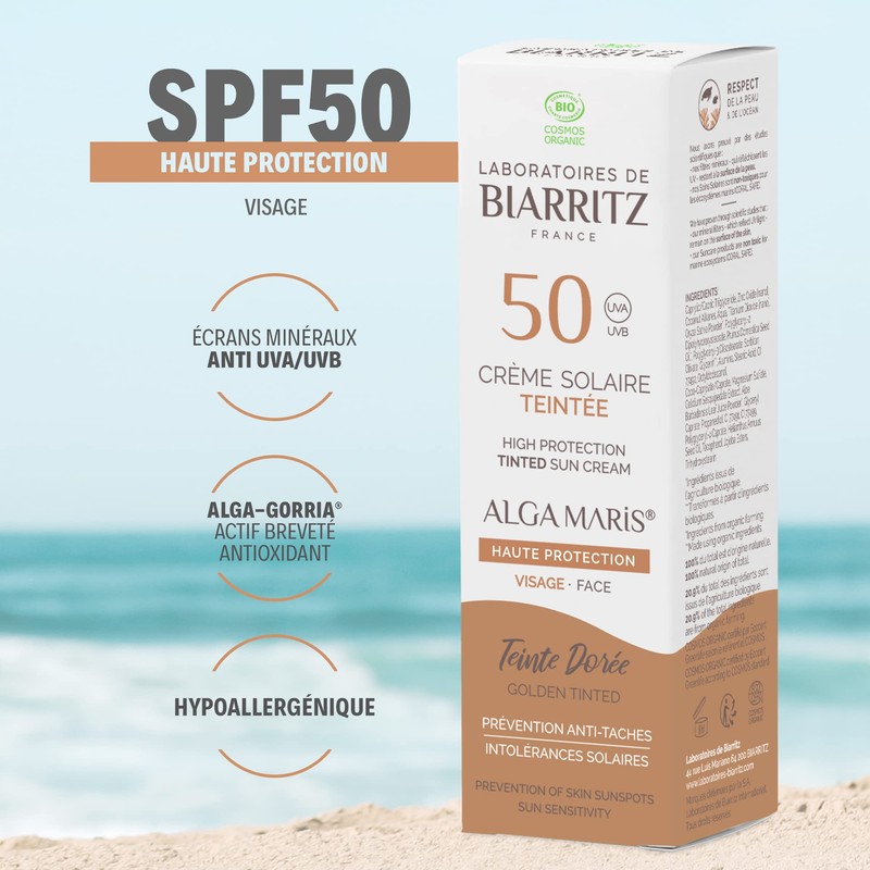 Alga Maris Tinted Sun Cream Golden SPF50 50 ml