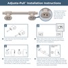 Franklin Brass Adjusta-Pull (5-Pack) Adjustable Drawer Pulls | Fits 1-3/8