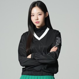 Women's golf wear anorak windbreaker spring and fall field look daily golf look / 여성 골프웨어 아노락 바람막이 봄 가을 필드룩 데일리 골프룩