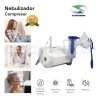 Nebulizador De Compresor Adulto/infantil Con Accesorios Blanco
