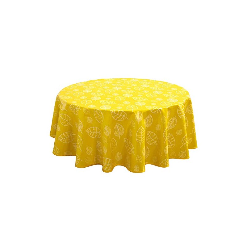Home Direct Round Oilcloth PVC Wipe Clean Tablecloth 140cm 55"