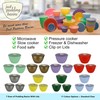 Just Pudding Basins 3 Pint Pastel Spring Colours Collection 1