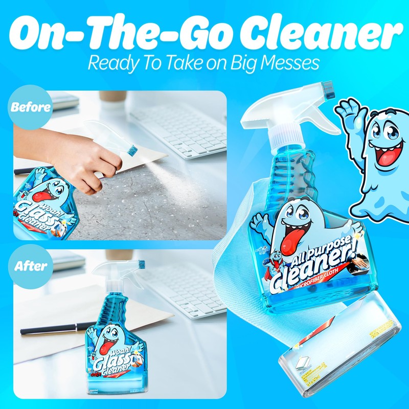 Gunk Getter - Spray Bottle With Microfiber Cap - All