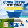 RUNBOW Beach Shade Canopy, Pop Up Sun Shade Tent with