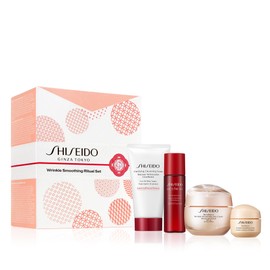 Shiseido Wrinkle Smoothing Ritual Set - Includes Benefiance Day Cream SPF 23 (50 mL), Clarifying Cleansing Foam (50 mL), Eudermine Activating Essence (30 mL) & Benefiance Cream (15 mL) - $133 Value