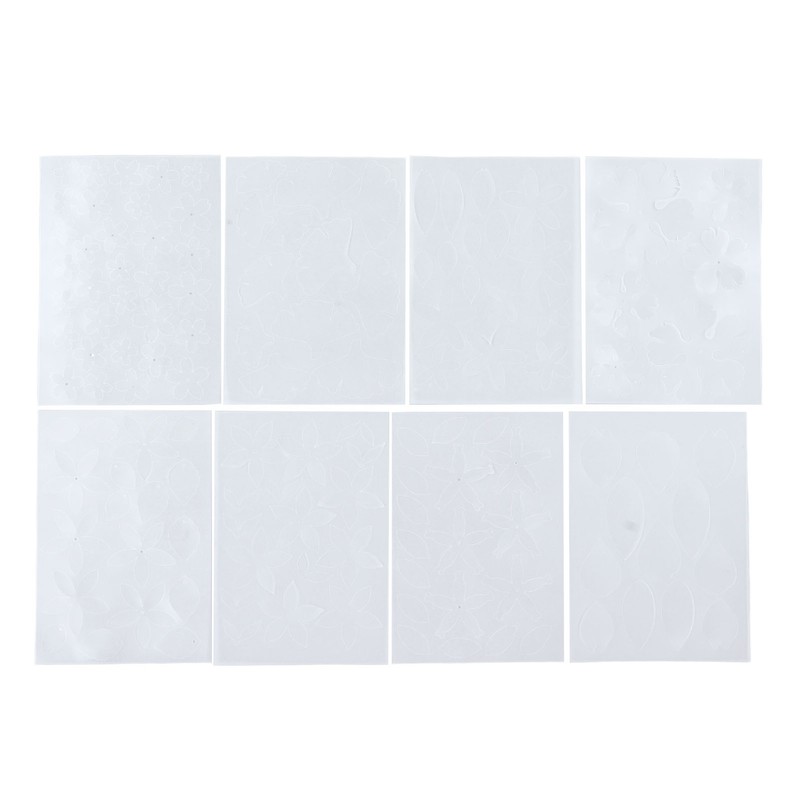 8pcs Heat Shrink Paper for Kids Double Sided High Transparency