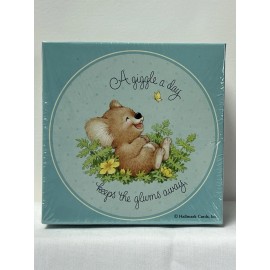 Springbok Vtg Ambassador Springbok Mini Jigsaw Puzzle Round 60+ Pcs 7" A Giggle A Day NOS