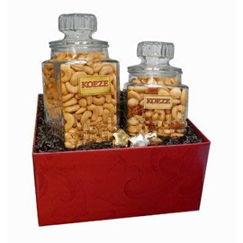 Nothing But Nuts Gift Box. Koeze Gourmet Gift Basket Perfect for Christmas, Holiday, Business Gifting