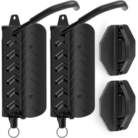 INNO STAGE 2-Pack Swivel Bike Wall Mount Rack, Heavy Duty Bike Rack, Garage Bike Rack & Indoor Bike Rack Solution, Bike Wall Hanger Holds 66 lbs, Space-Saving Vertical Storage for Bicycles